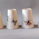Porcelain Night Light- moths and wildflowers - Image 3