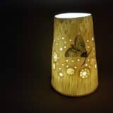 Porcelain Night Light- moths and wildflowers - Image 5
