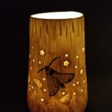 Porcelain Night Light- moths and wildflowers - Image 6