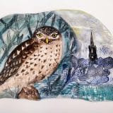 Little Owl at Church Island- Teatowel - Image 5