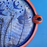 Circle picture plate- Swallows - Image 2