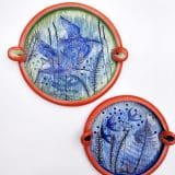 Circle picture plate- Swallows - Image 4