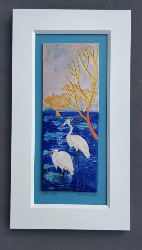 Two Little Egrets