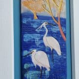 Two Little Egrets - Image 2