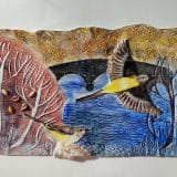 Grey Wagtails at Newbridge- Teatowel - Image 5